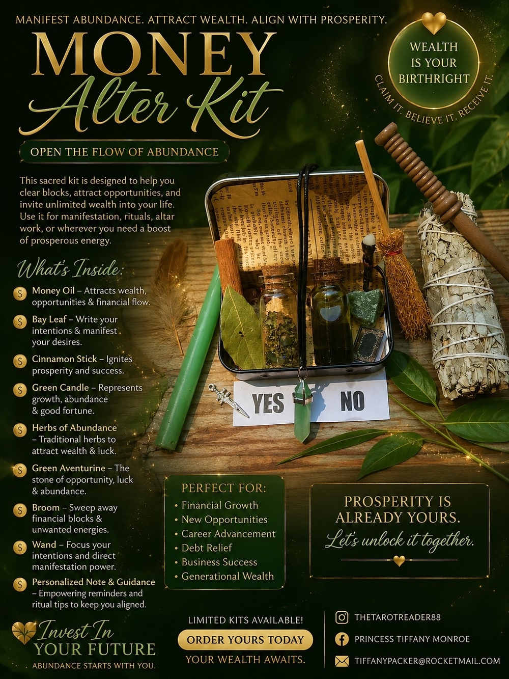 Travel Protection Altar Kit | Spiritual Protection Ritual Kit | Witchy Self Ca